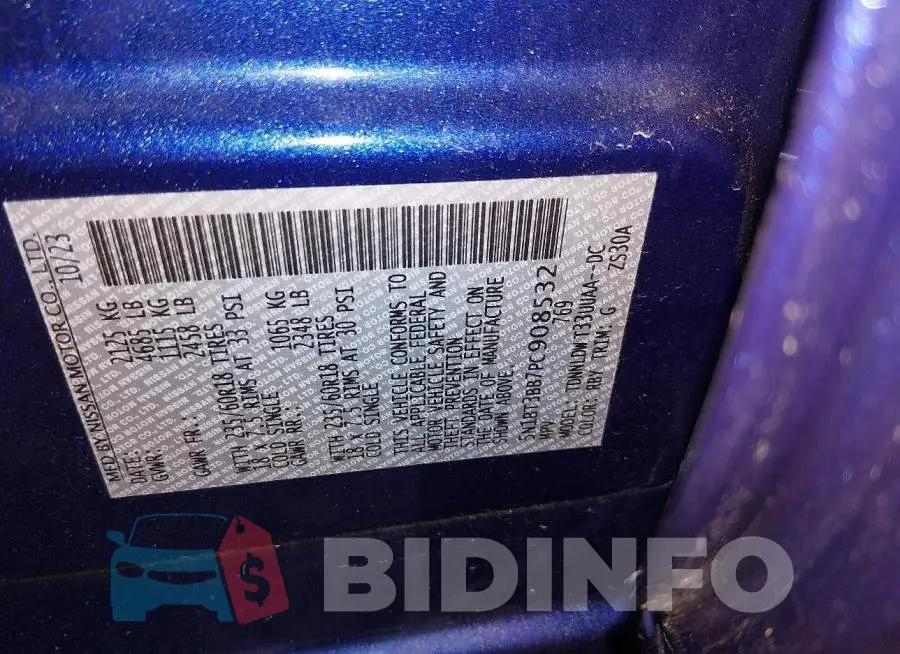 5N1BT3BB7PC908532 Photo# 9