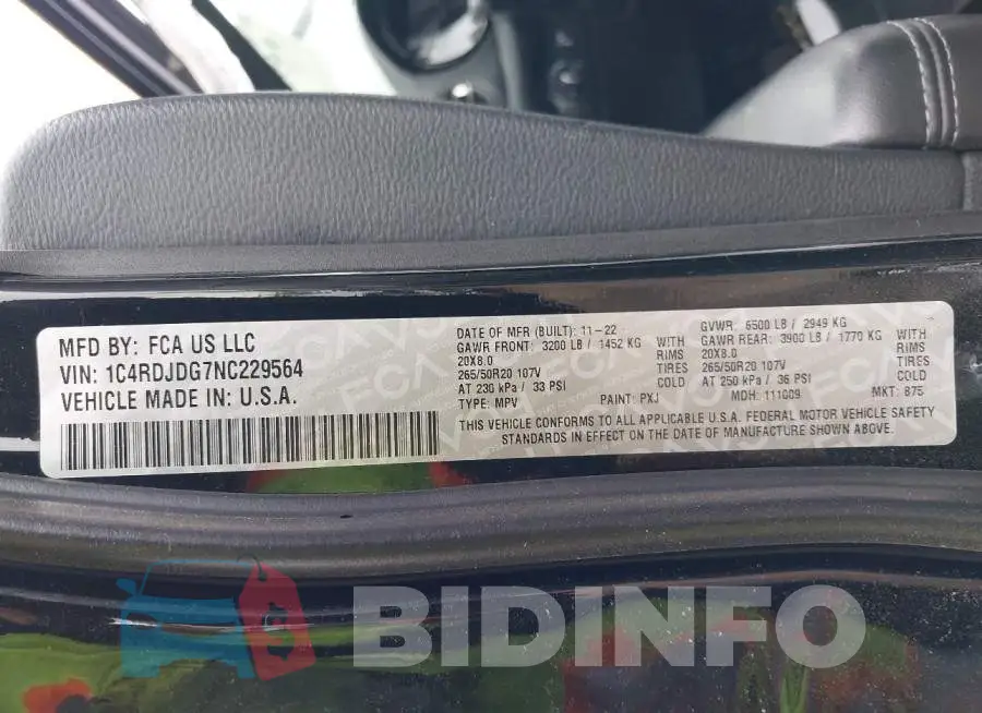 1C4SDJCT9PC638149 Photo# 9