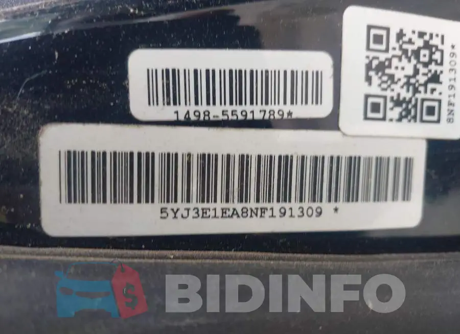 5YJ3E1EA8NF191309 Photo# 9