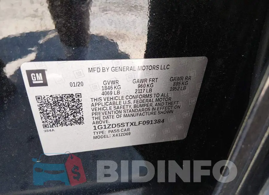 1G1ZD5STXLF091384 Photo# 9