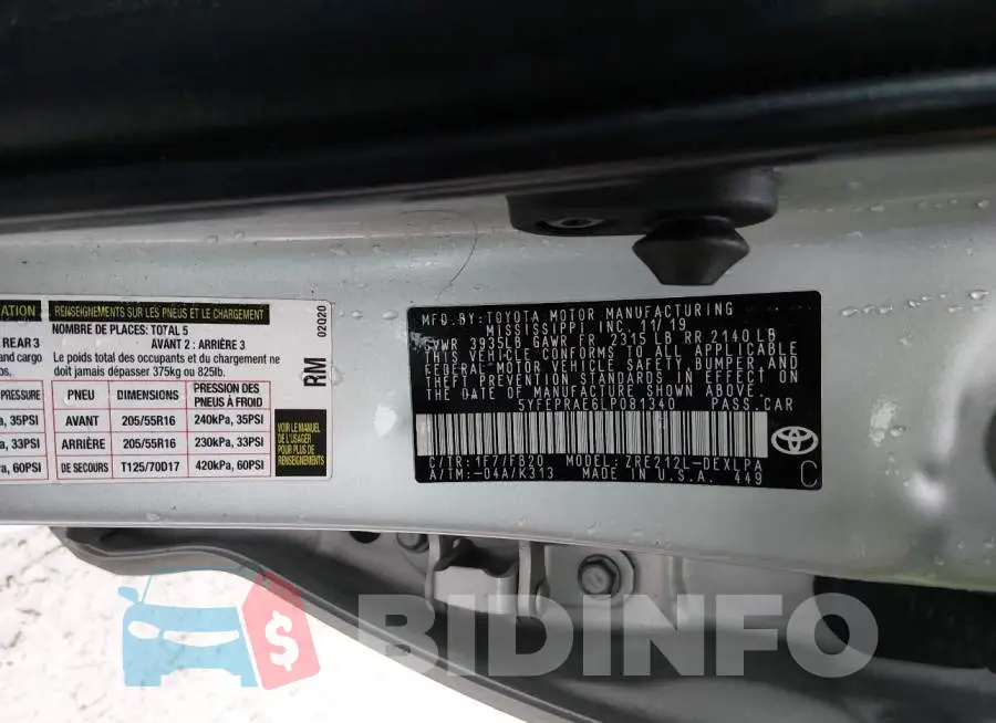 5YFEPRAE6LP081340 Photo# 9