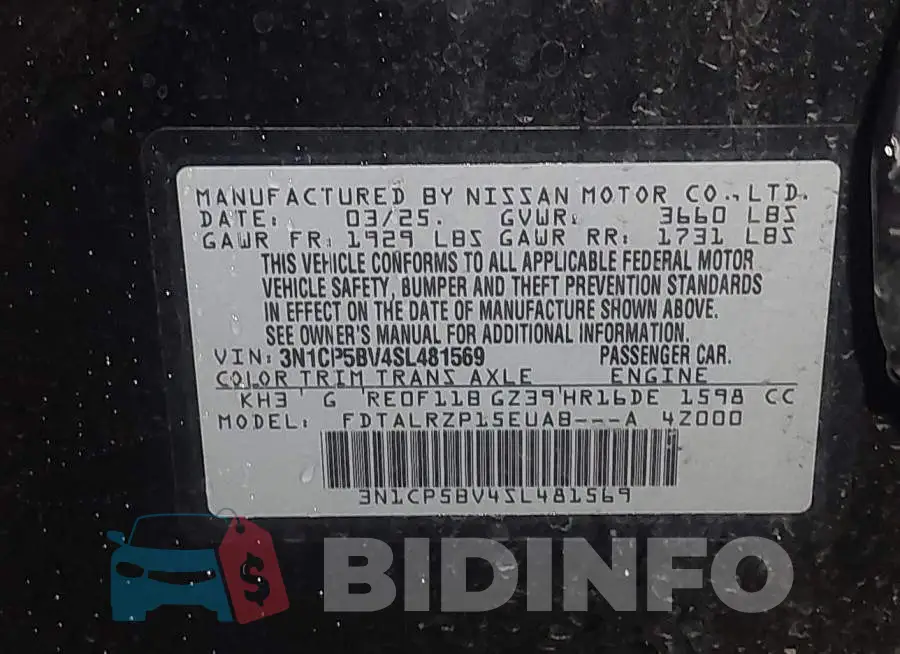3N1CP5BV4SL481569 Photo# 9