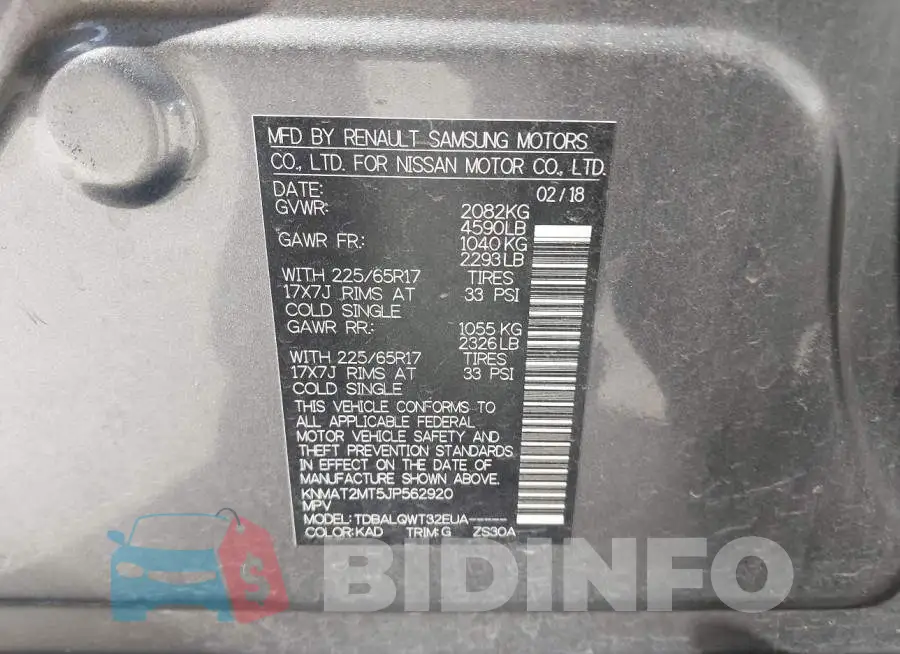 KNMAT2MT5JP562920 Photo# 9