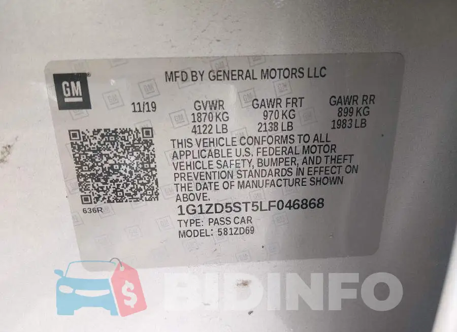 1G1ZD5ST5LF046868 Photo# 9