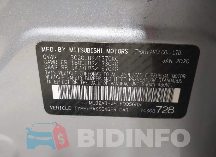 ML32A3HJ5LH005689 Photo# 9
