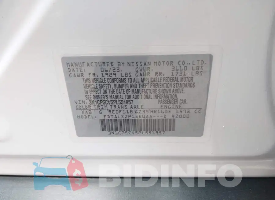 3N1CP5CV5PL551957 Photo# 9