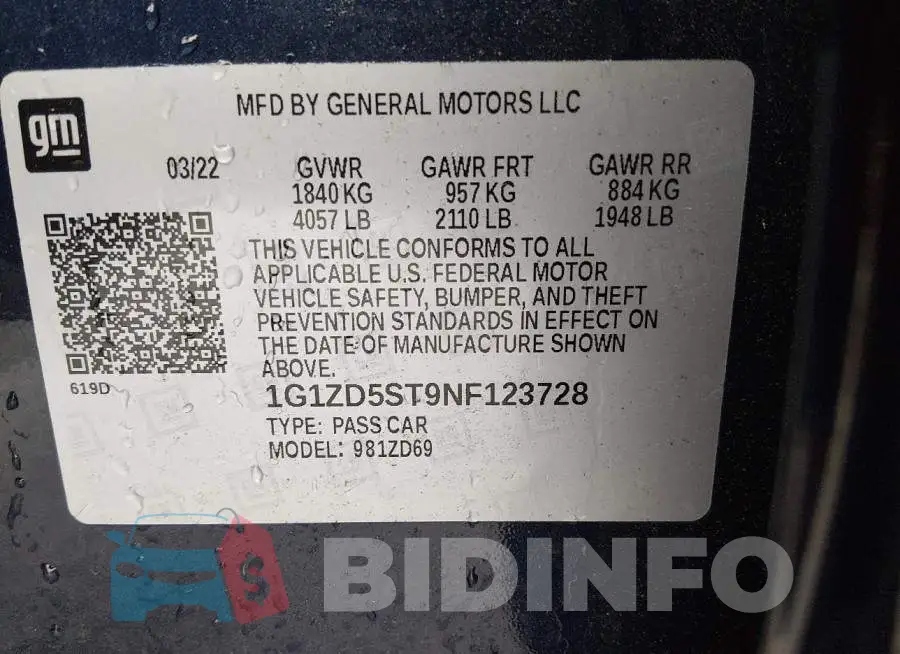 1G1ZD5ST9NF123728 Photo# 9