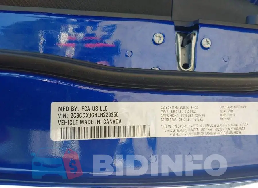 2C3CDXJG4LH220350 Photo# 9