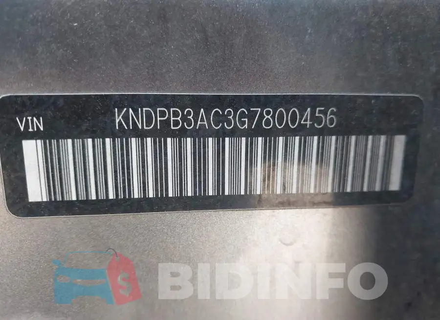 KNDPB3AC3G7800456 Photo# 9