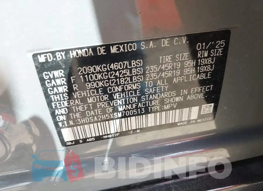 3HDSA2H5XSM700513 Photo# 9