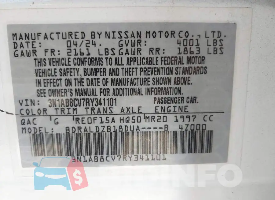 3N1AB8CV7RY341101 Photo# 9