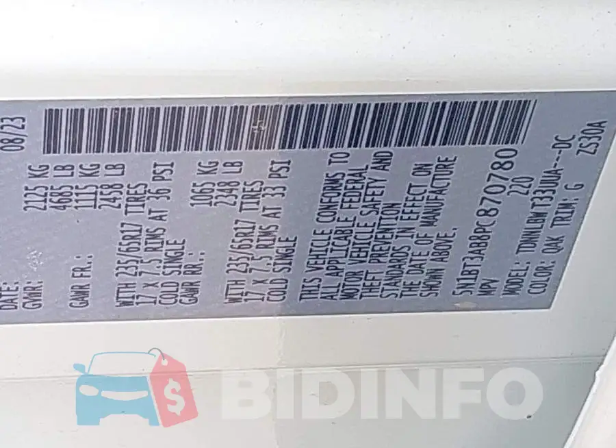 5N1BT3AB8PC870780 Photo# 9