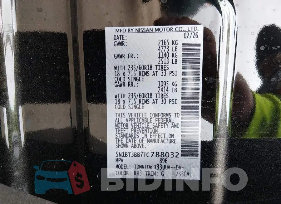 5N1BT3BB7TC788032 Photo# 9