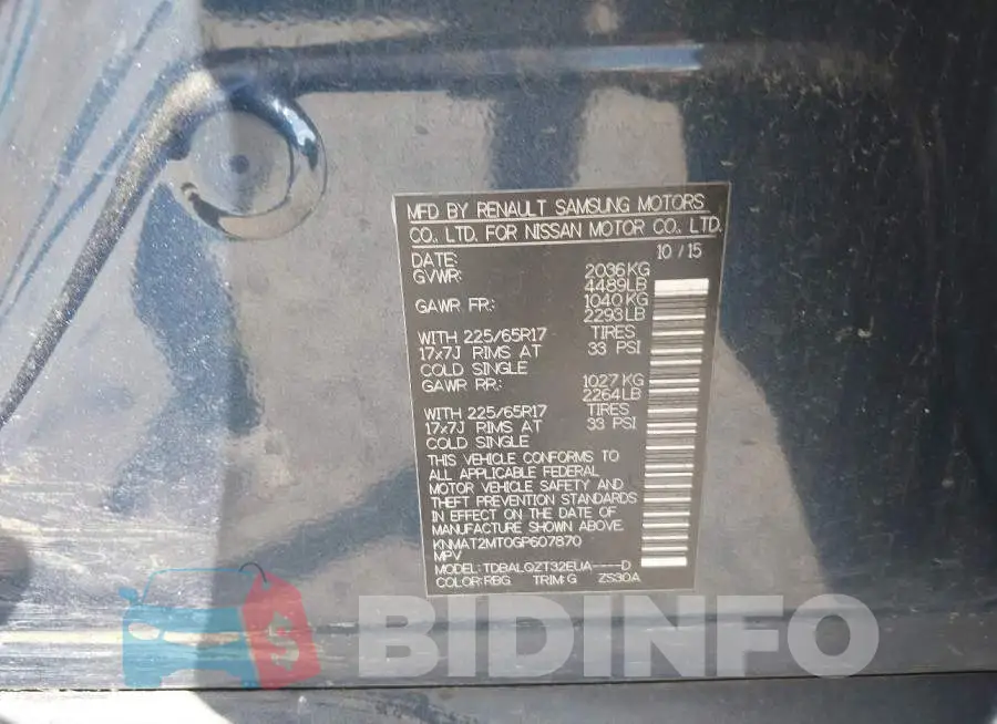 KNMAT2MT0GP607870 Photo# 9