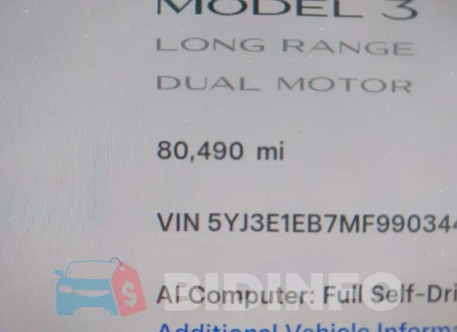 5YJ3E1EB7MF990344 Photo# 14
