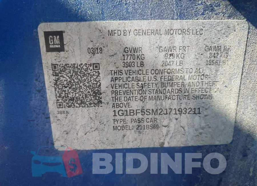 1G1BF5SM2J7193211 Photo# 9