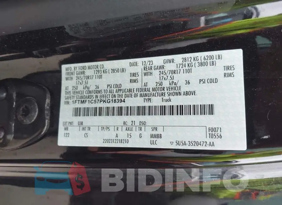 1FTMF1C57PKG18394 Photo# 9