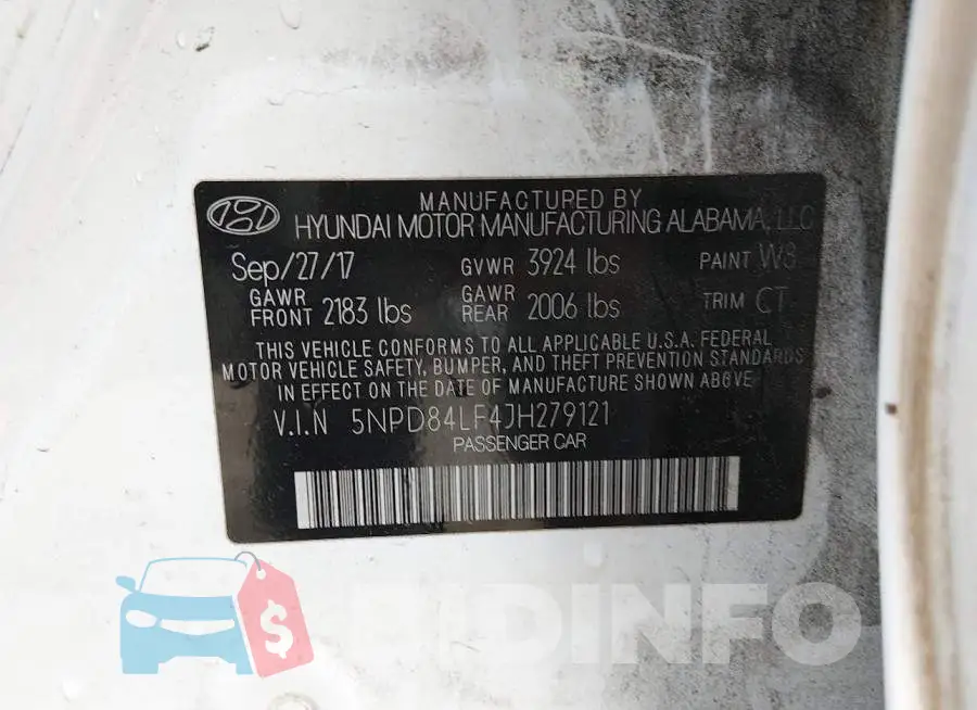 5NPD84LF4JH279121 Photo# 9