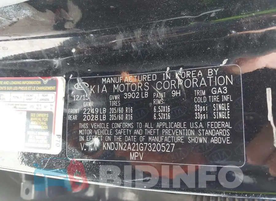 KNDJN2A21G7320527 Photo# 9