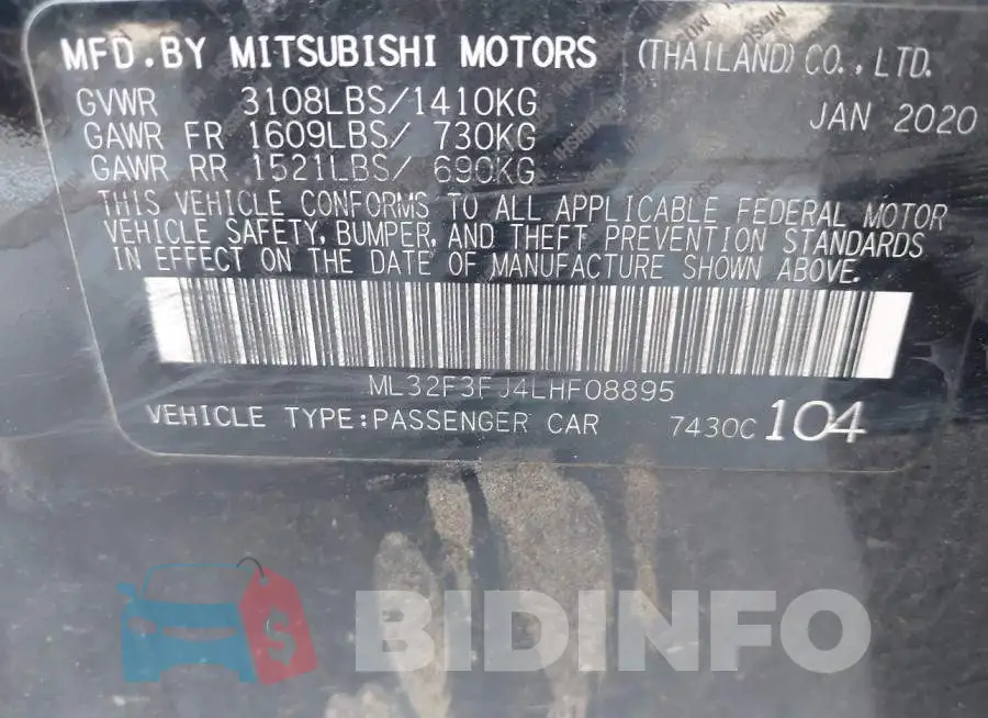 ML32F3FJ4LHF08895 Photo# 9
