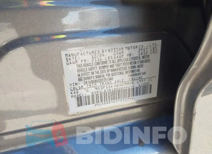 3N1AB8BV6SY251946 Photo# 9