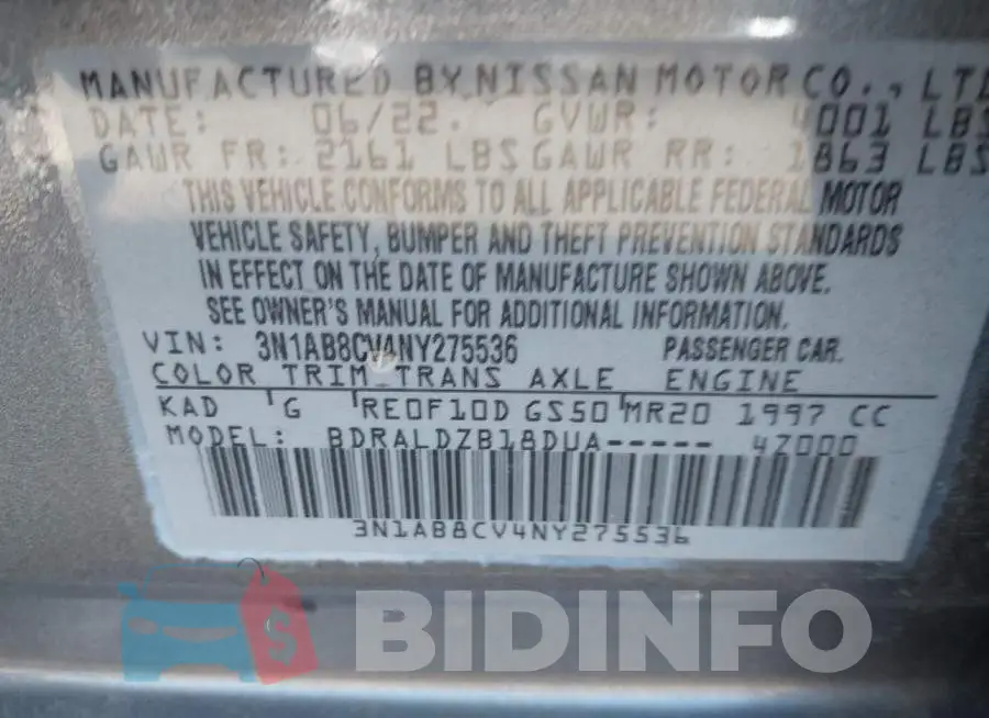3N1AB8CV4NY275536 Photo# 9