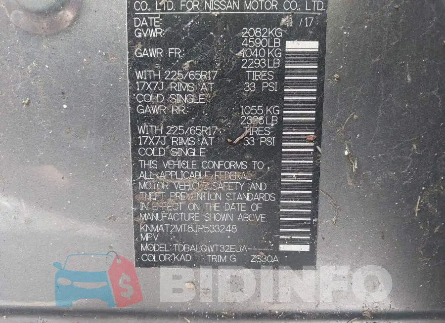 KNMAT2MT8JP533248 Photo# 9