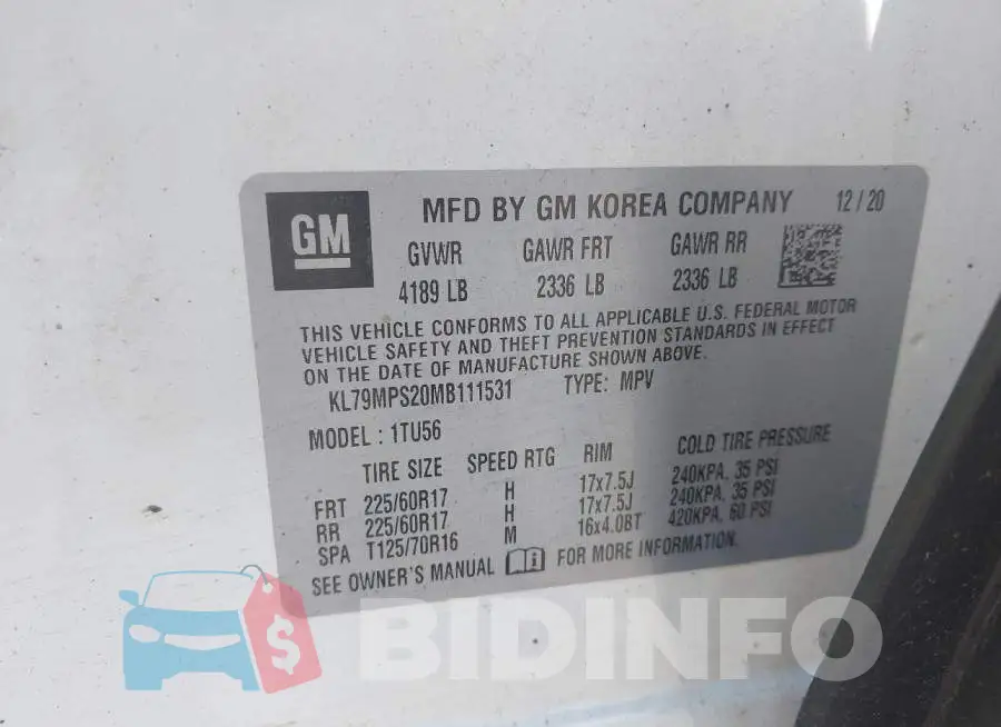KL79MPS20MB111531 Photo# 9