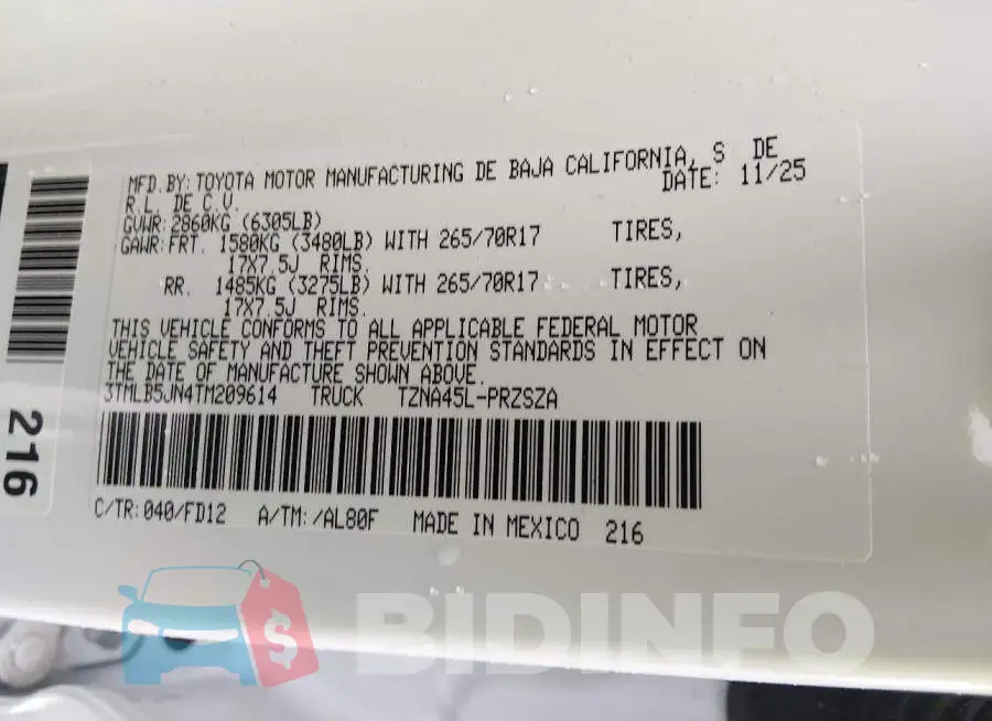 3TMLB5JN4TM209614 Photo# 9