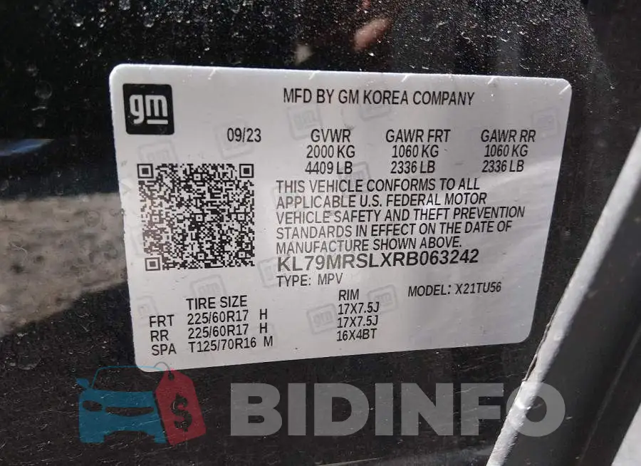 KL79MRSLXRB063242 Photo# 9