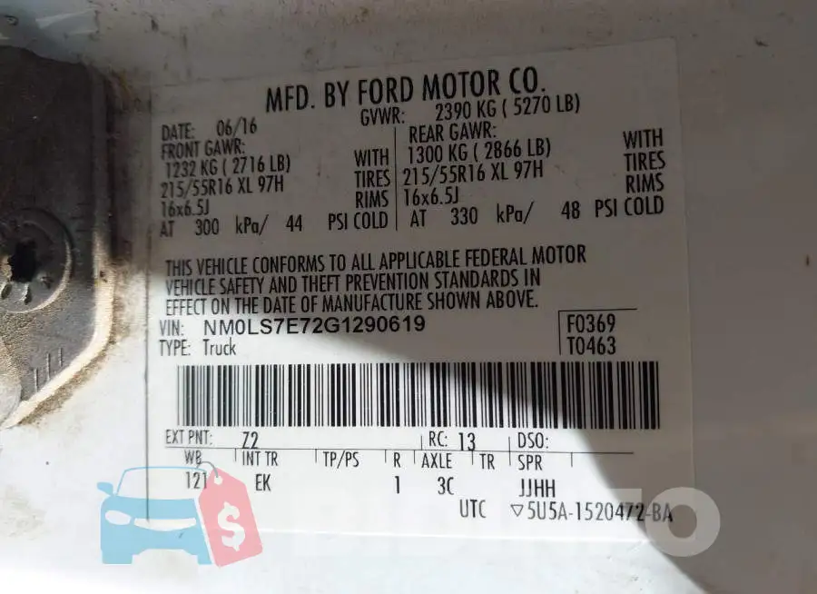 NM0LS7E72G1290619 Photo# 9