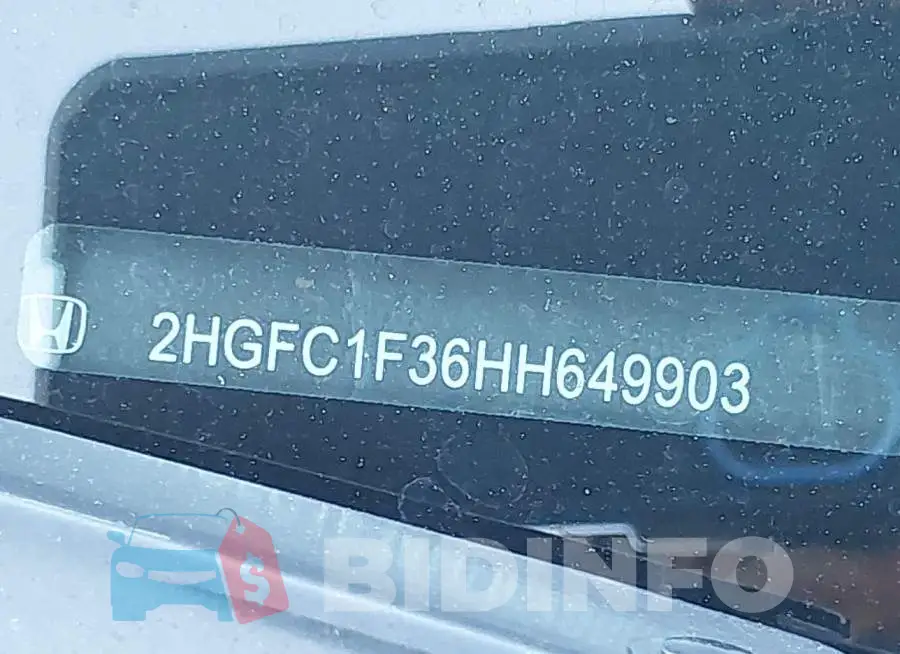 2HGFC1F36HH649903 Photo# 9