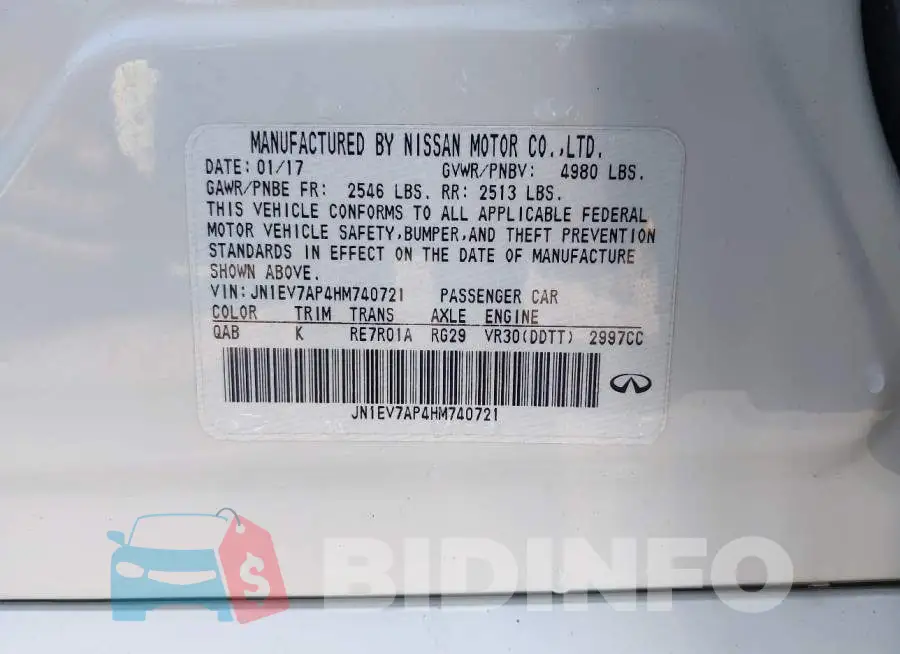JN1EV7AP4HM740721 Photo# 9