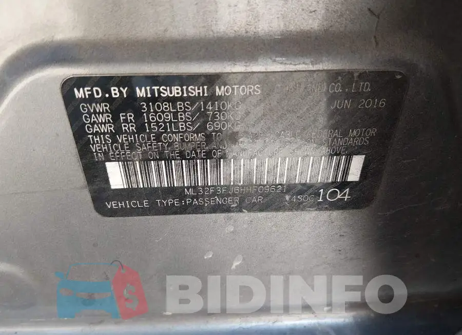 ML32F3FJ6HHF09621 Photo# 9