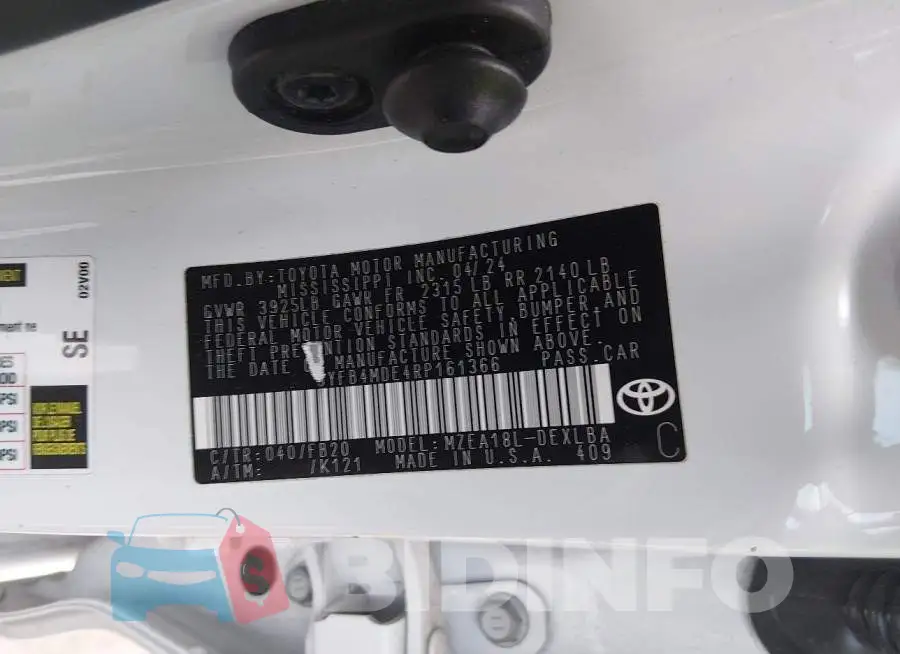 5YFB4MDE4RP161366 Photo# 9