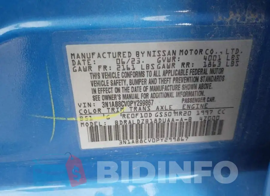 3N1AB8CV0PY299867 Photo# 9