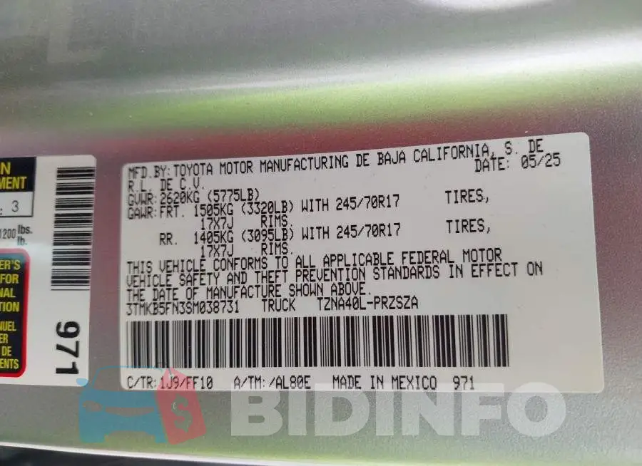 3TMKB5FN3SM038731 Photo# 9