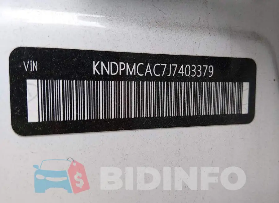 KNDPMCAC7J7403379 Photo# 9