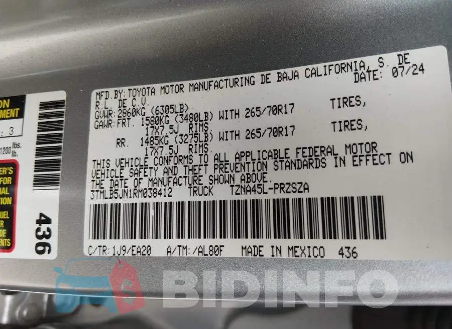 3TMLB5JN1RM038412 Photo# 9