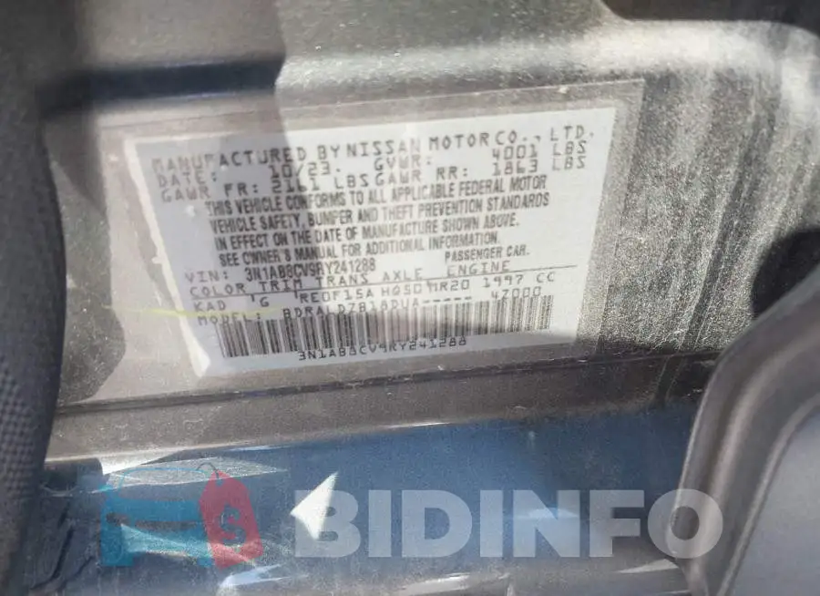 3N1AB8CV9RY241288 Photo# 9
