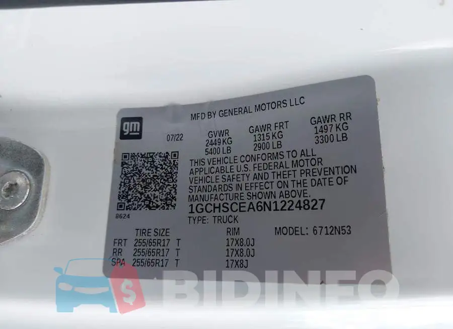 1GCHSCEA6N1224827 Photo# 9