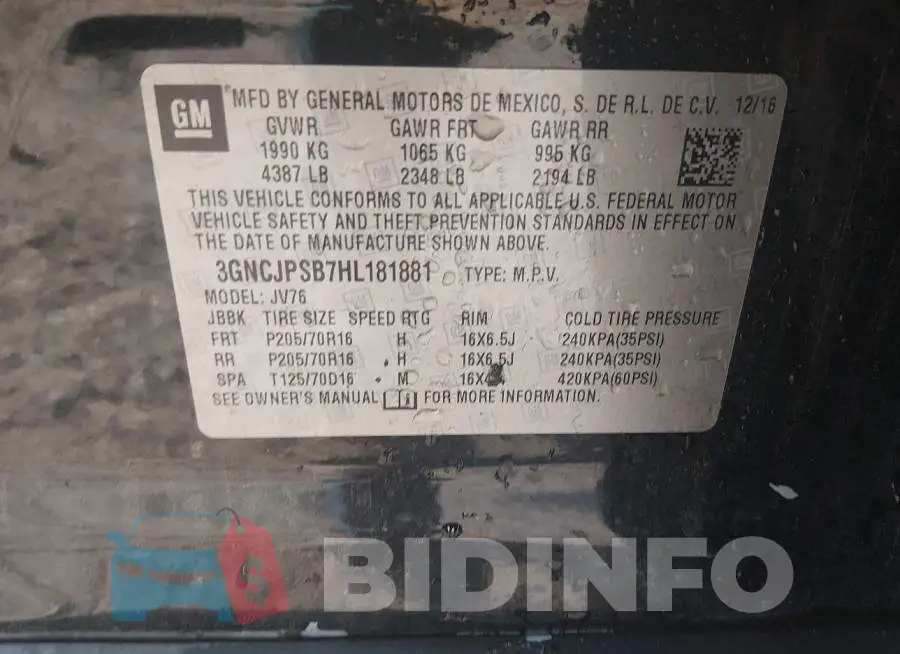 3GNCJPSB7HL181881 Photo# 9