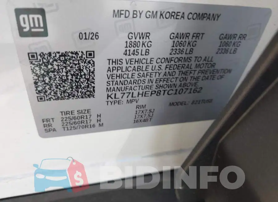 KL77LHEP8TC107162 Photo# 9