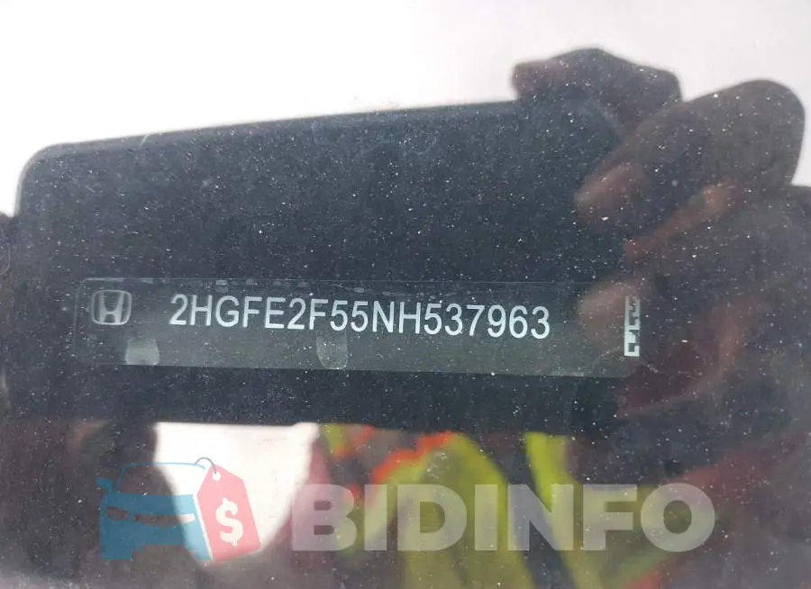 2HGFE2F55NH537963 Photo# 9