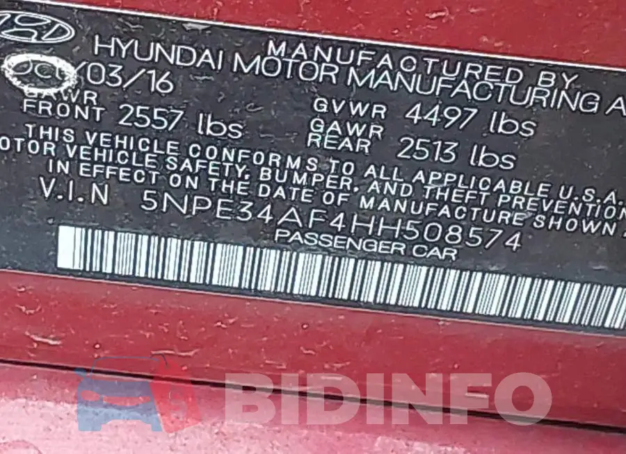 5NPE34AF4HH508574 Photo# 9
