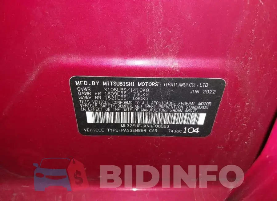 ML32FUFJXNHF08683 Photo# 9