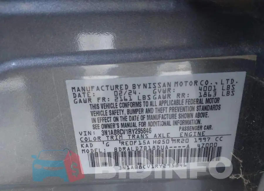 3N1AB8CV1RY295846 Photo# 9