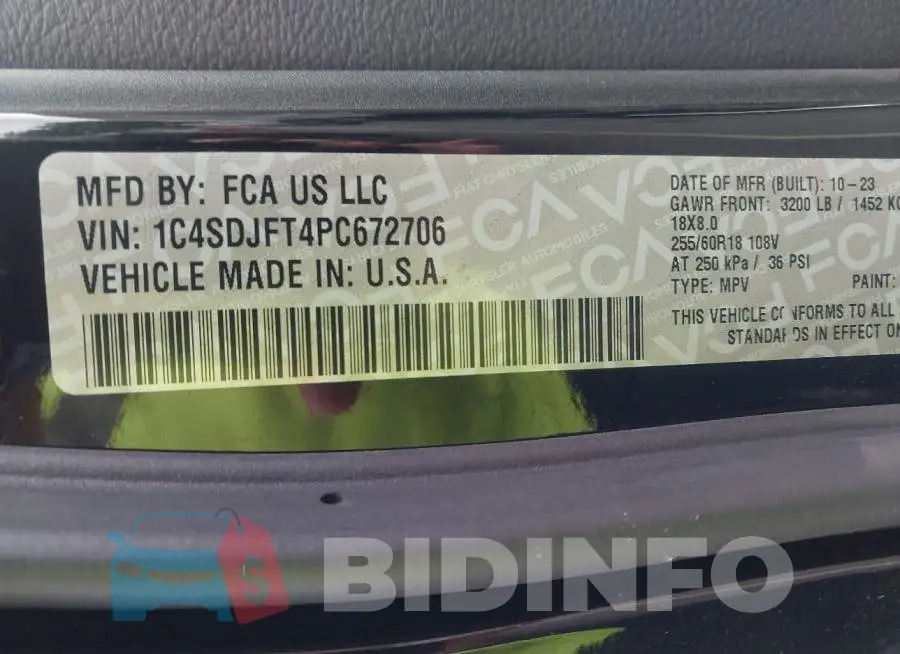 1C4SDJFT4PC672706 Photo# 9