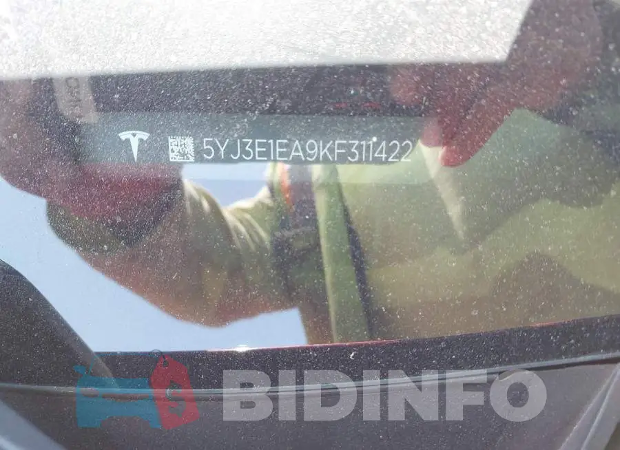 5YJ3E1EA9KF311422 Photo# 9
