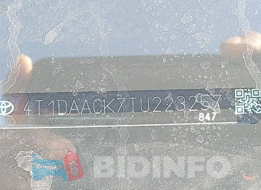 4T1DAACK7TU223257 Photo# 9
